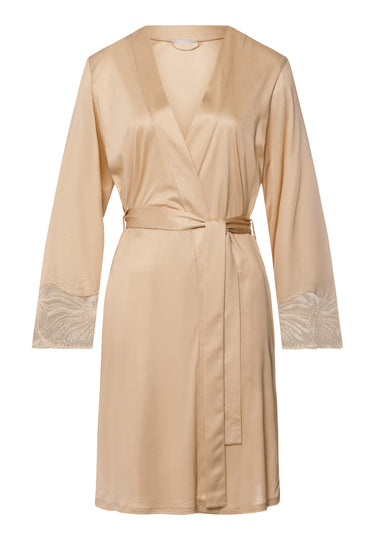 Lilith Tencel™ Lace Trim Robe | Coffee Quartz 74782-2216